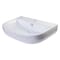 Alfi Brand ALFI brand AB112 28" White D-Bowl Porcelain Wall Mount Bath Sink AB112 - alternate 1